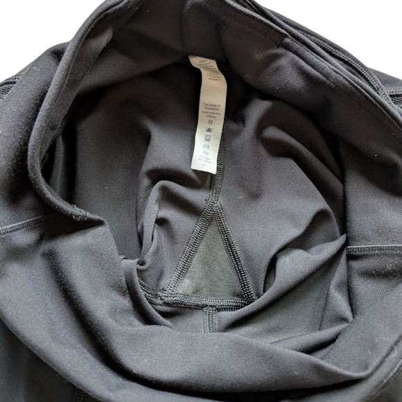 Lululemon Fresh In Mesh Tight (25") Black 9/17 Full On Luon Active Run Women's 6 - Picture 10 of 14